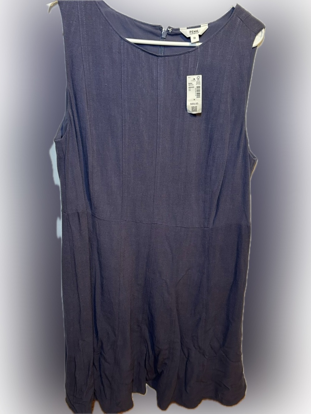 Penningtons Navy Sleeveless A-Line Dress